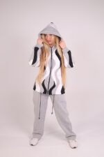 “Luxury streetwear handmade hoodie by Laylatun