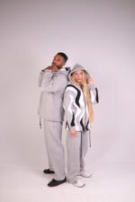 Double-face cotton hoodie Egypt — Cinder design