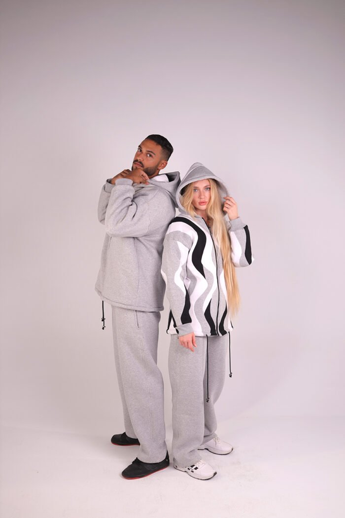 Double-face cotton hoodie Egypt — Cinder design