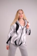 Cinder handmade burgundy hoodie Laylatun