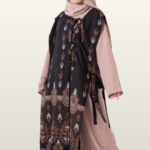 Chiffon Cardigan Three-Piece Abaya Set 2